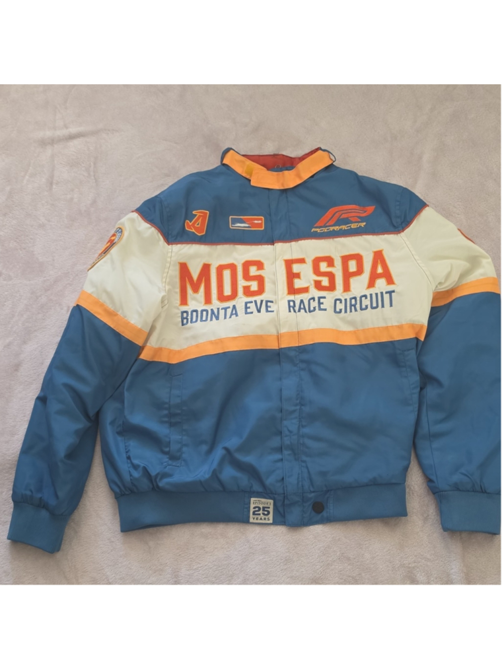 Star Wars Full Zip Jacket Episode I 25 Years Mos Espa Boonta Eve Race Circuit L